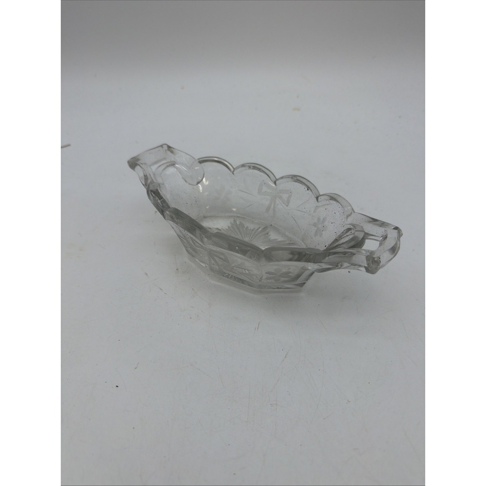 Vintage Indiana Glass #125 Fluted Colonial Handled Sugar Bowl